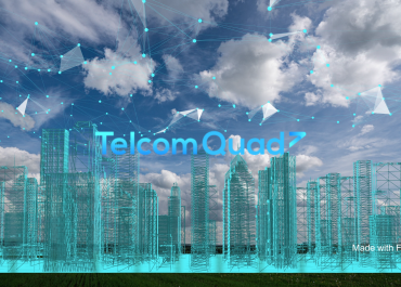 Vision 2030: Futuristic city powered by AI, IoT, and smart infrastructure, symbolizing innovation and connectivity.