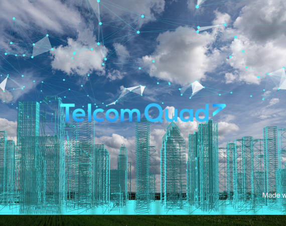 Vision 2030: Futuristic city powered by AI, IoT, and smart infrastructure, symbolizing innovation and connectivity.